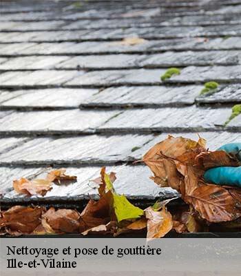 Nettoyage et pose de gouttière