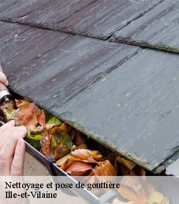 Nettoyage et pose de gouttière