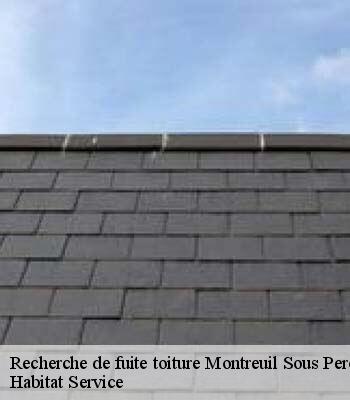 Recherche de fuite toiture