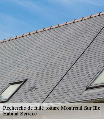 Recherche de fuite toiture
