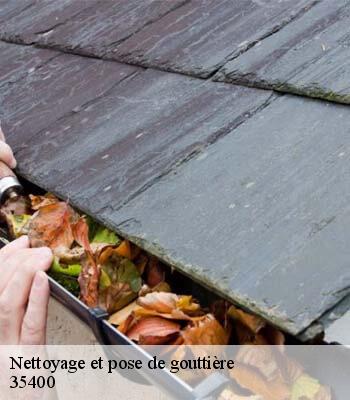 Nettoyage et pose de gouttière
